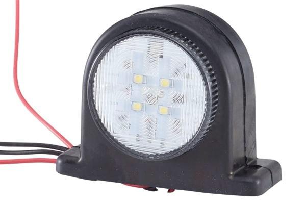 Lampa de gabarit HELLA LED 2XS 357 003-001, 30V, 12/24V, sticlă transparentă, carcasă neagră